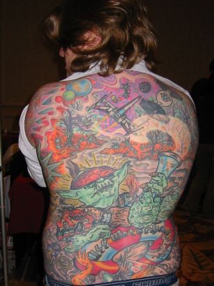 Full Back Tattoos Art